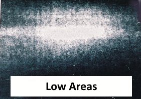 Low area damage in a printing press
